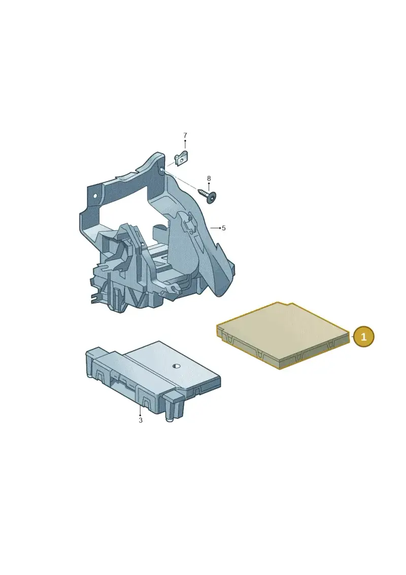 1K0937087AQZ0A — SEAT Altea XL (2013-) diagram 649937500, position 1
