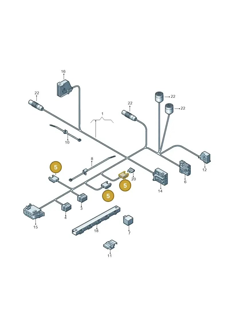 1K0937530 — Volkswagen Phaeton 4motion (2010-2016) diagram 631972240, position 5