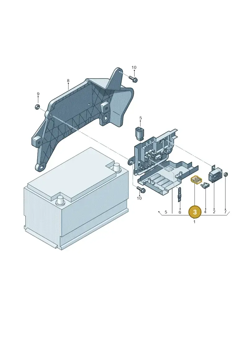 1K0937530 — Volkswagen Passat CC (2008-2012) diagram 656915100, position 3