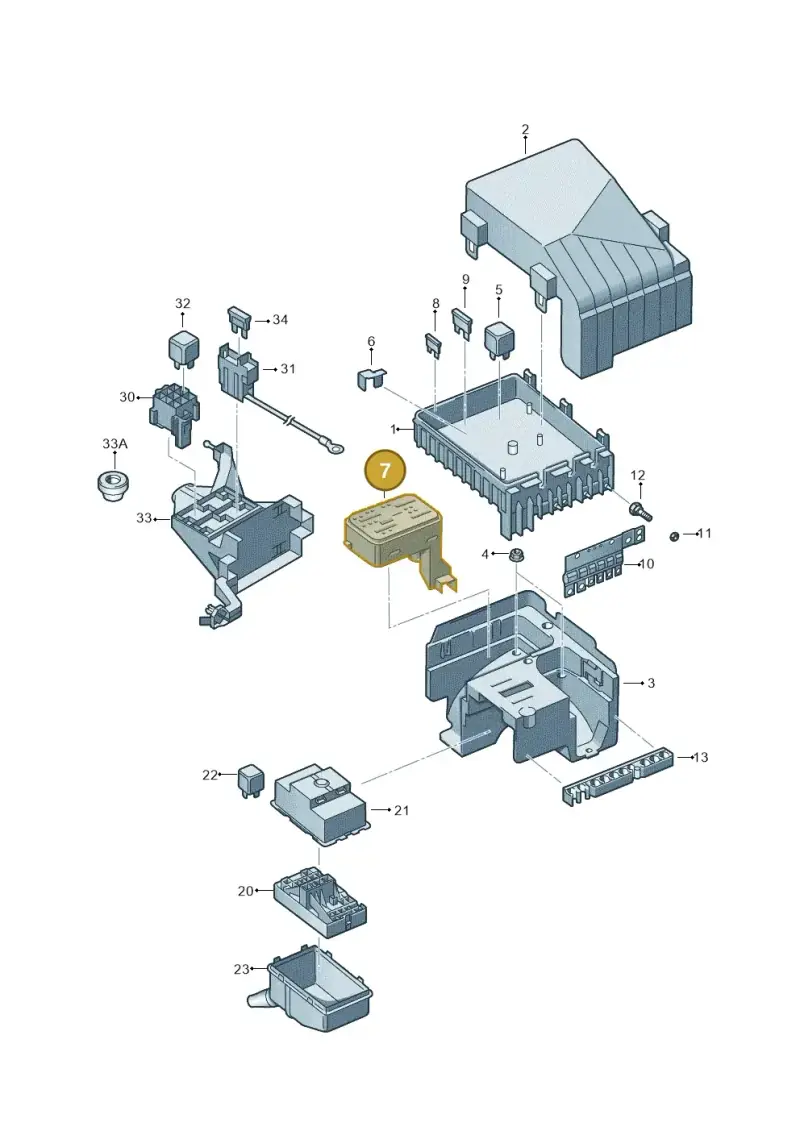 1K0937700B — Volkswagen Sharan BlueMotion (2015-2022) diagram 863937000, position 7