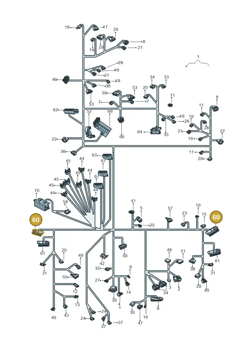 1K0937722D — Volkswagen Up! 1.0 TSI (2013-2017) diagram 559971800, position 60