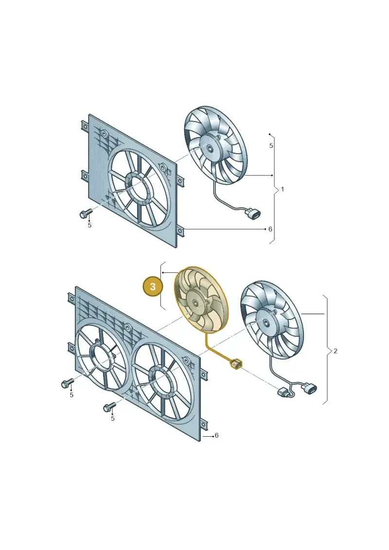 1K0959455ET — Volkswagen Caddy kombi (2015-2020) diagram 884959520, position 3