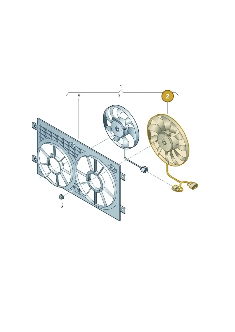 1K0959455FR — Volkswagen TOURAN (2003-2005) diagram 409959500, position 2