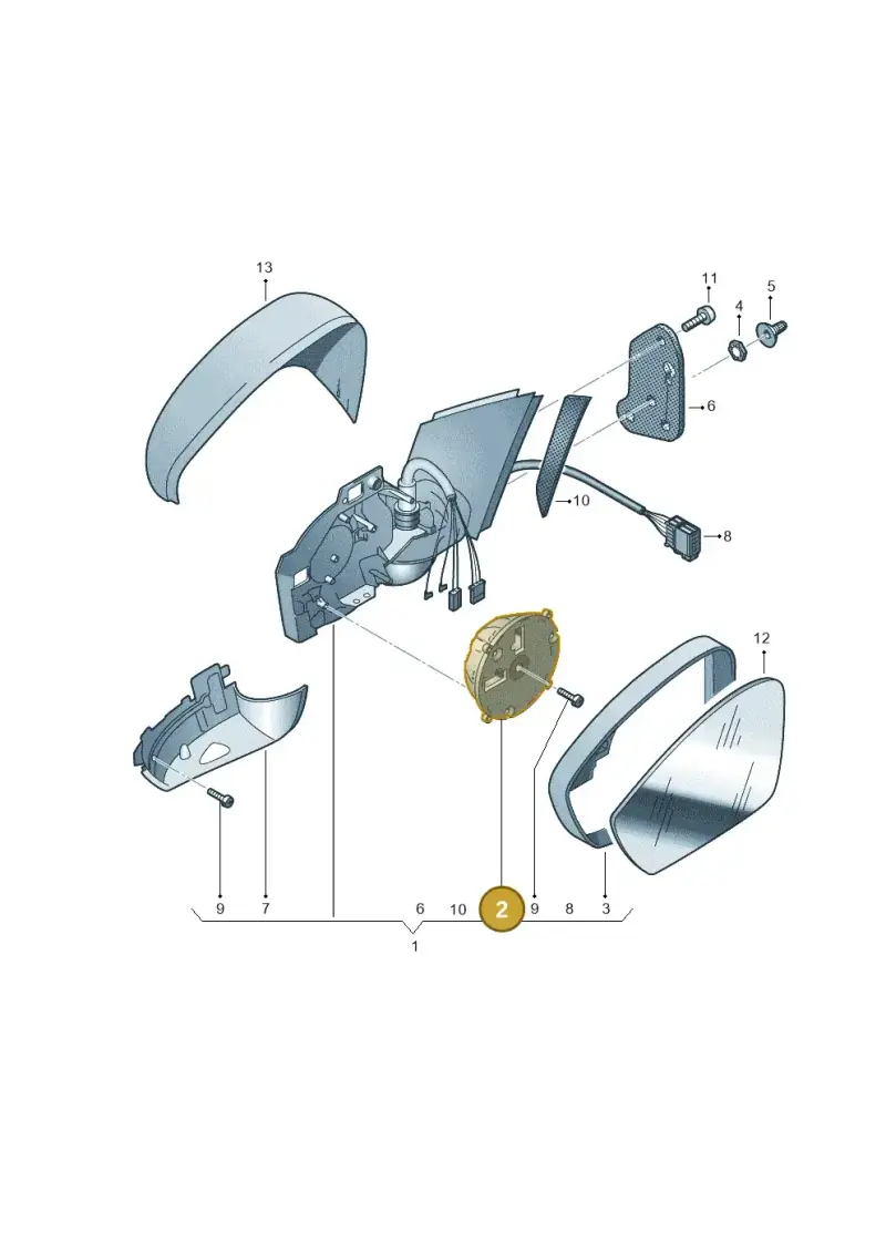 1K0959577 — Volkswagen Ameo 1,0 (2016-2020) diagram 883857400, position 2