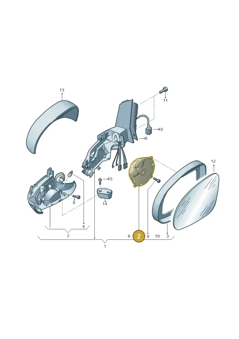 1K0959578 — Volkswagen Sharan BlueMotion (2015-2022) diagram 863857040, position 2