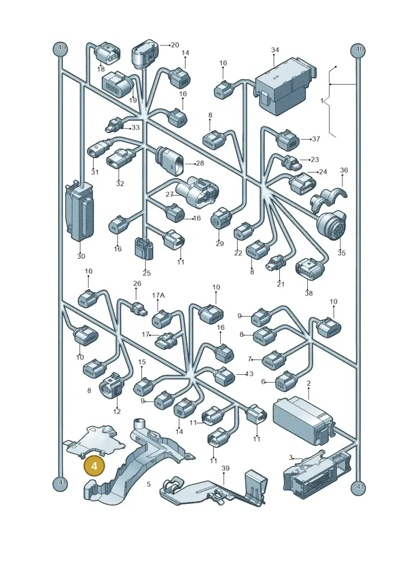 1K0971839G — Volkswagen New beetle (2011-2016) diagram 715971810, position 4