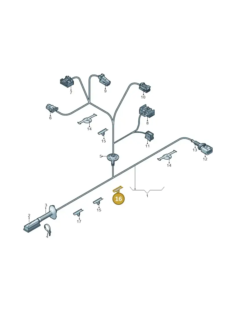 1K0971843B — Audi RS3 Limousine (2017-2020) diagram 745972370, position 16
