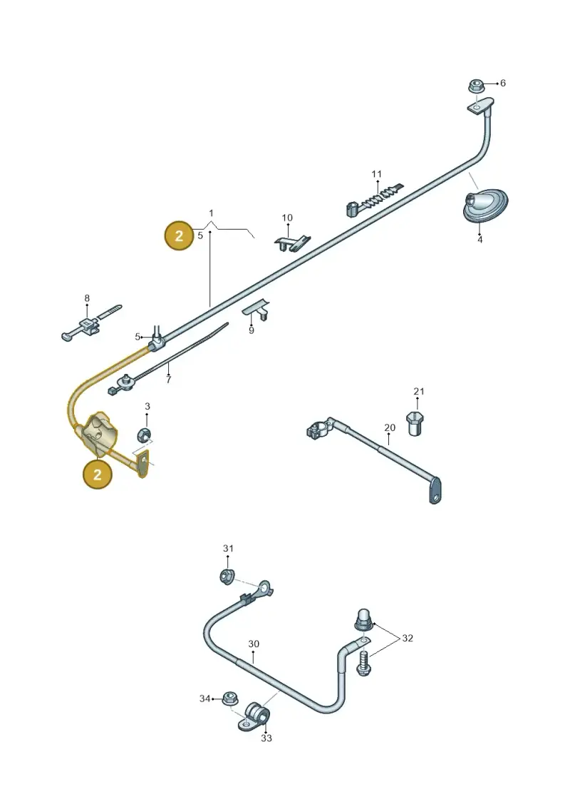 1K0971909B — Audi RS Q3 (2013-2018) diagram 764972000, position 2