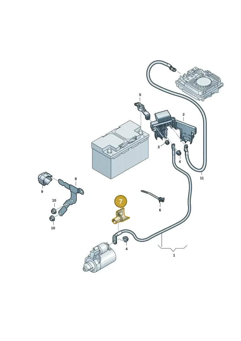 1K0971920 — Volkswagen Passat estate (2023-) diagram 5h0971003, position 7
