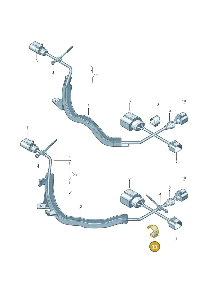 1K0971939 — Volkswagen Beetle (2016-2019) diagram 715971700, position 11