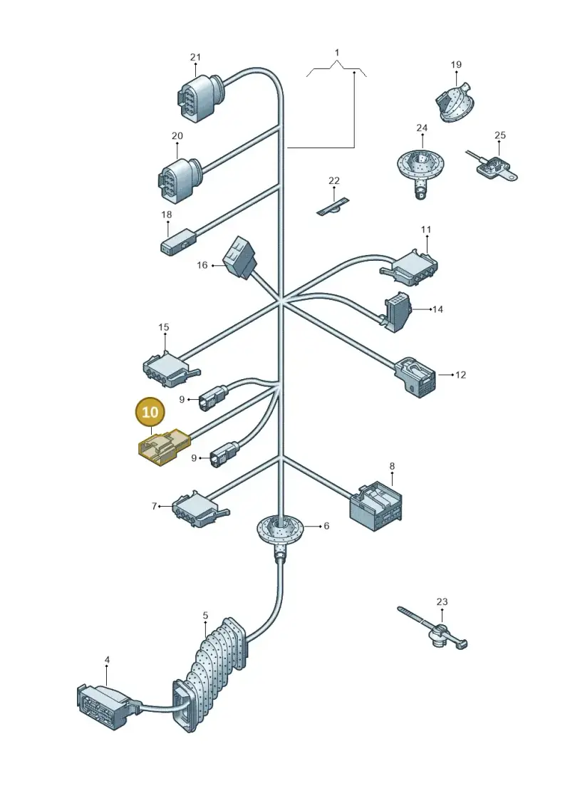 1K0971992 — Volkswagen Amarok (2022-) diagram 683972330, position 10