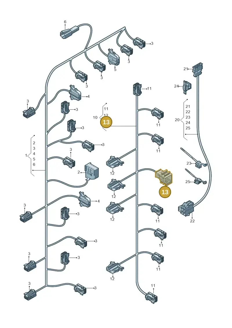 1K0971992 — Audi RS Q8 (2019-2025) diagram 859972700, position 13