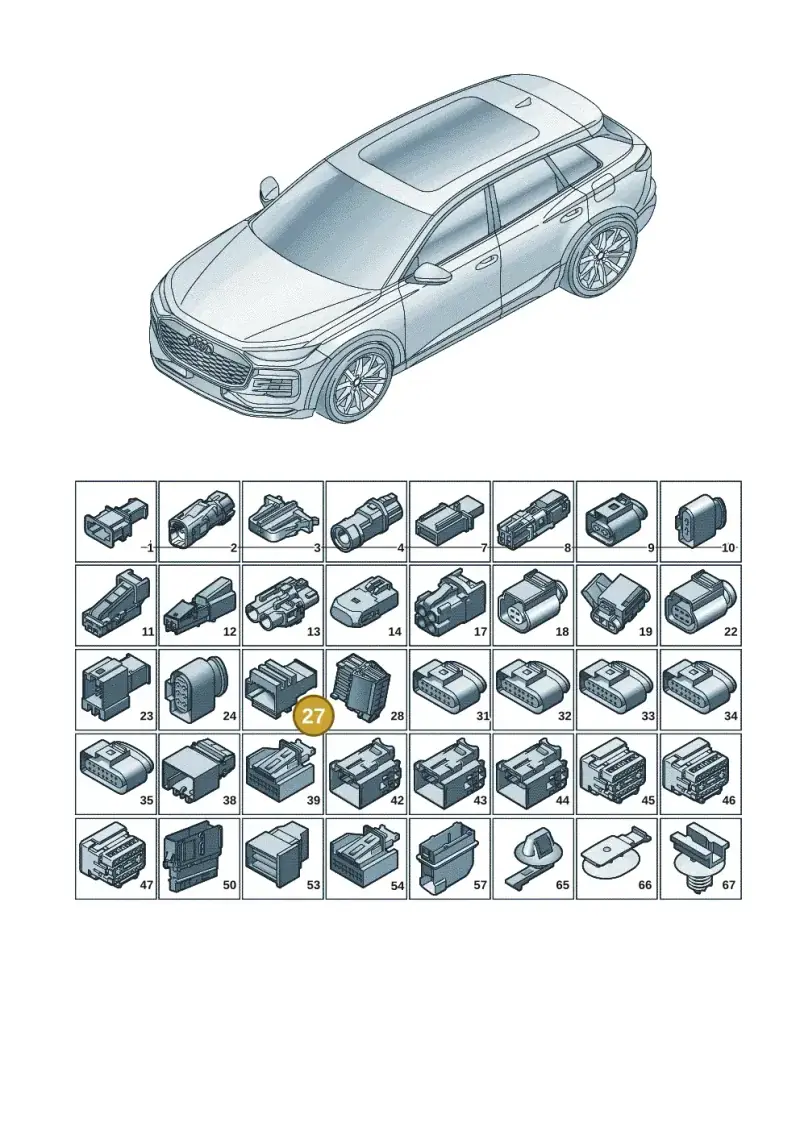 1K0971992 — Audi Q6 e-tron (2023-2025) diagram f5s971820, position 27