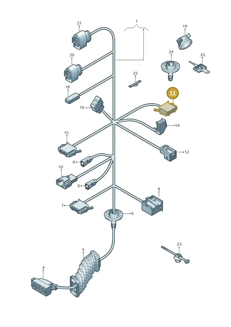 1K0972704E — Volkswagen Amarok twin cab (2022-) diagram 683972330, position 11