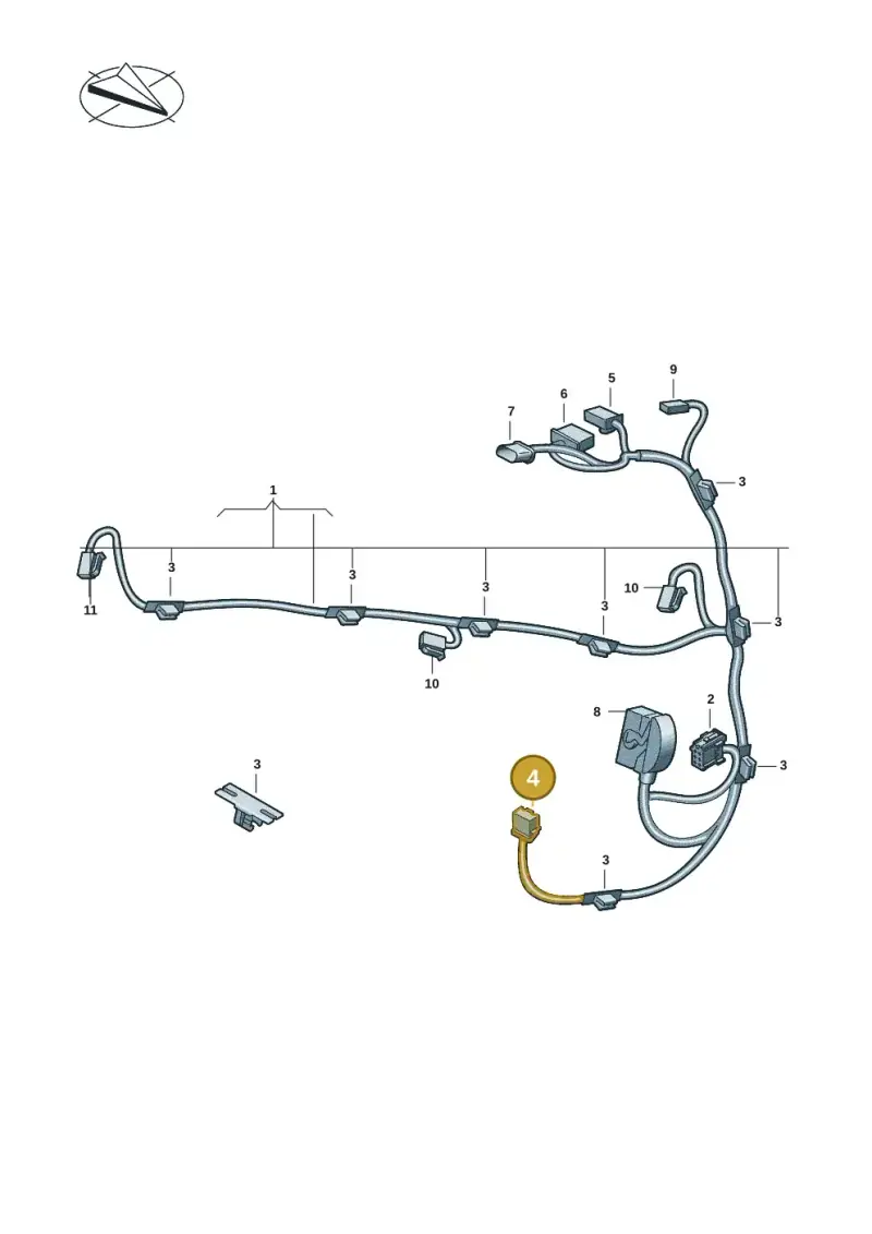 1K0972704E — Volkswagen Multivan (2021-) diagram 7t0972310, position 4