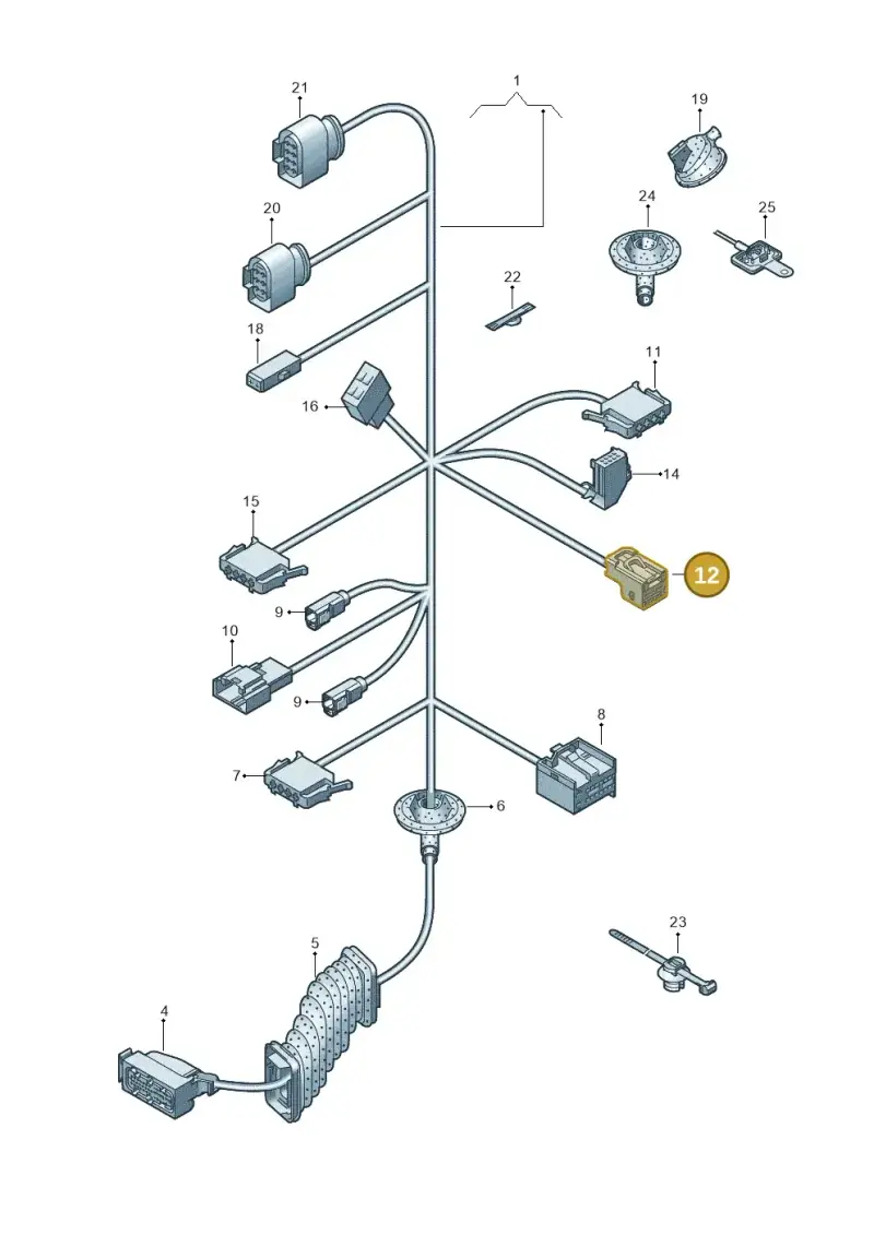 1K0972776 — Volkswagen Amarok twin cab (2022-) diagram 683972330, position 12