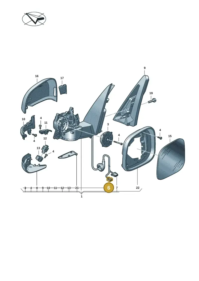 1K0972928 — Volkswagen ID.Buzz (2022-) diagram 15a857400, position 6