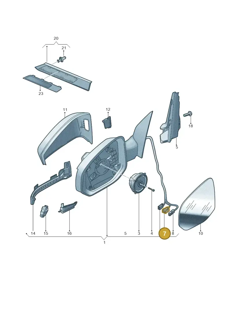 1K0972928 — Volkswagen Multivan (2021-) diagram 7t0857400, position 7