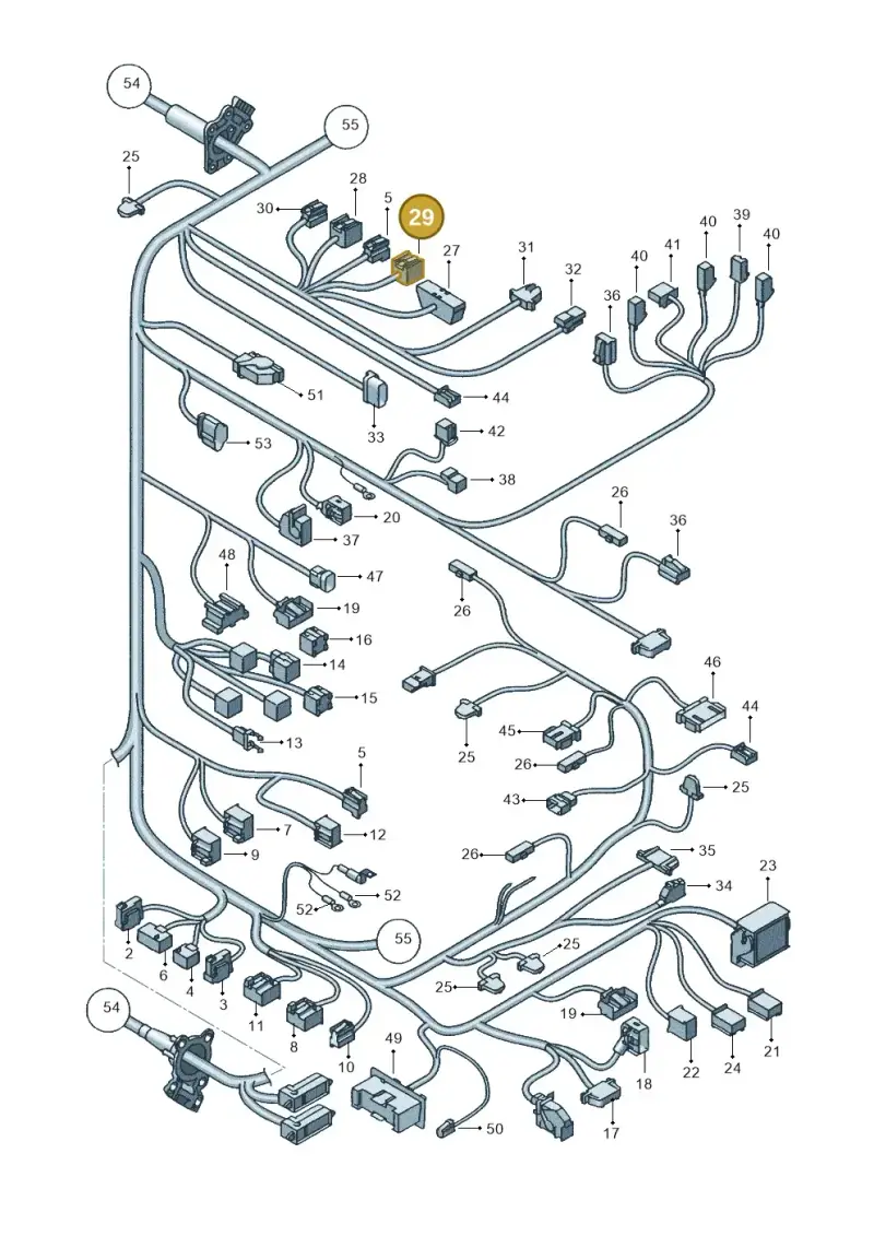 1K0972930 — SEAT Altea XL (2013-) diagram 418971840, position 29
