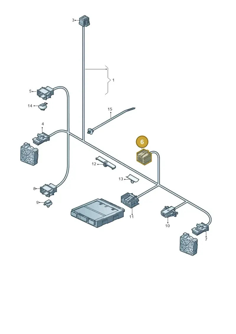 1K0972930 — Audi Q5 qu. 2.0 TDI (2012-2017) diagram 636972270, position 6
