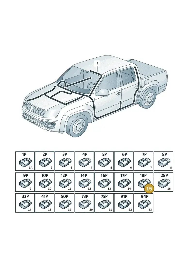 1K0972930 — Volkswagen Amarok (2022-) diagram 2ha971080, position 15
