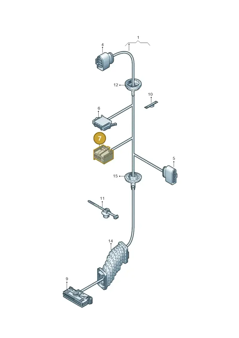 1K0972961 — Volkswagen Amarok twin cab (2022-) diagram 683972340, position 7