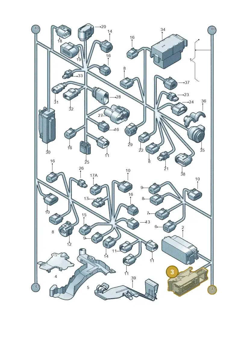 1K0973026 — Volkswagen New beetle (2011-2016) diagram 715971810, position 3