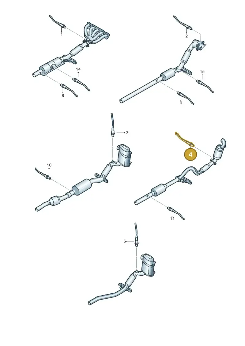 1K0998262L — Volkswagen Jetta (2013-2014) diagram 715906100, position 4