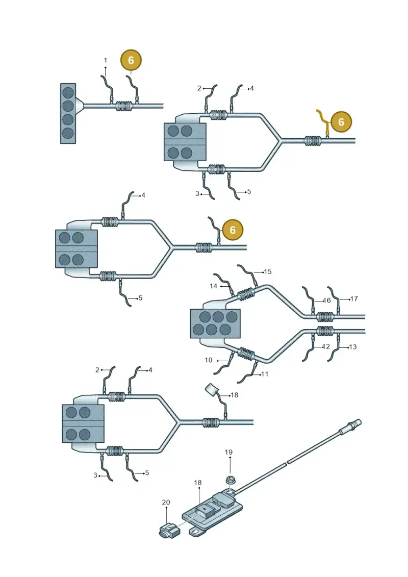 1K0998262T — Skoda Superb (2013-2015) diagram 632906100, position 6