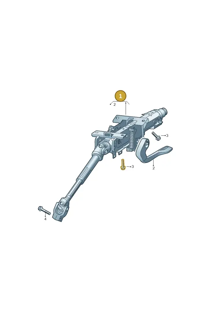 1K1419502CS — Volkswagen New Passat (2015-2022) diagram 5h0419100, position 1