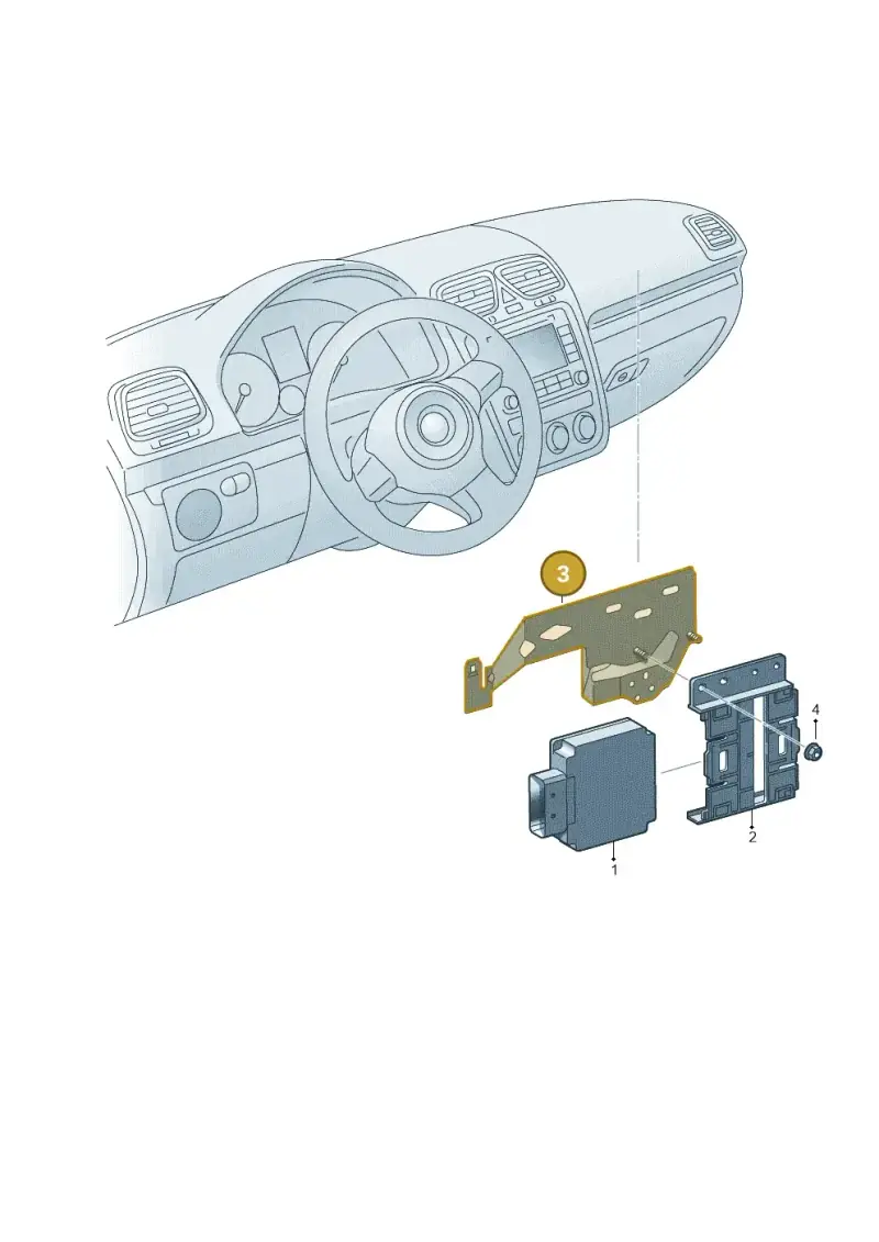 1K1971262K — Volkswagen Scirocco 2.0 (2008-2014) diagram 651919220, position 3