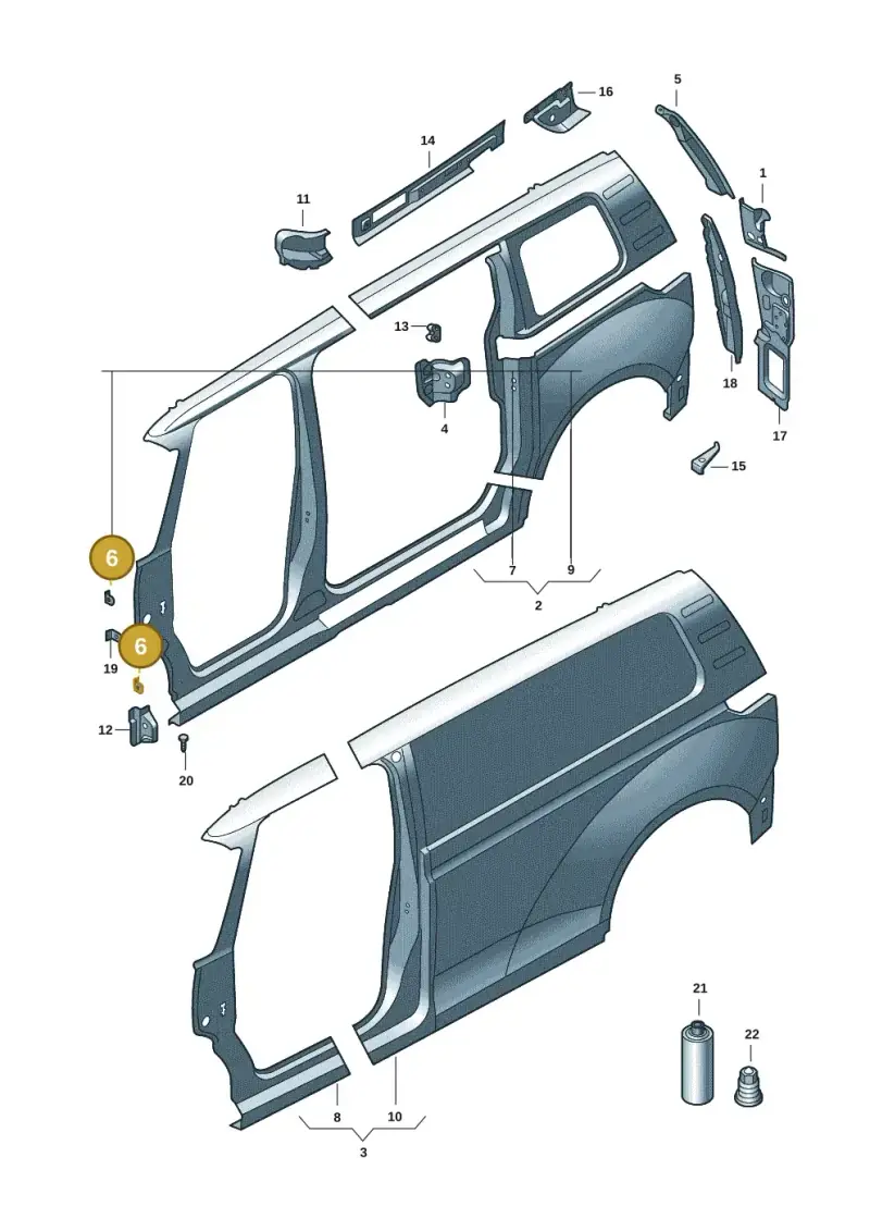 1K5809693 — Volkswagen ID.Buzz (2022-) diagram 15a809200, position 6