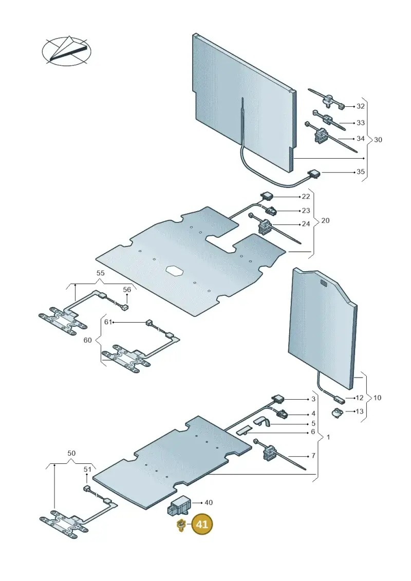 1M0937510 — Volkswagen Caravelle (2019-2024) diagram 861963000, position 41
