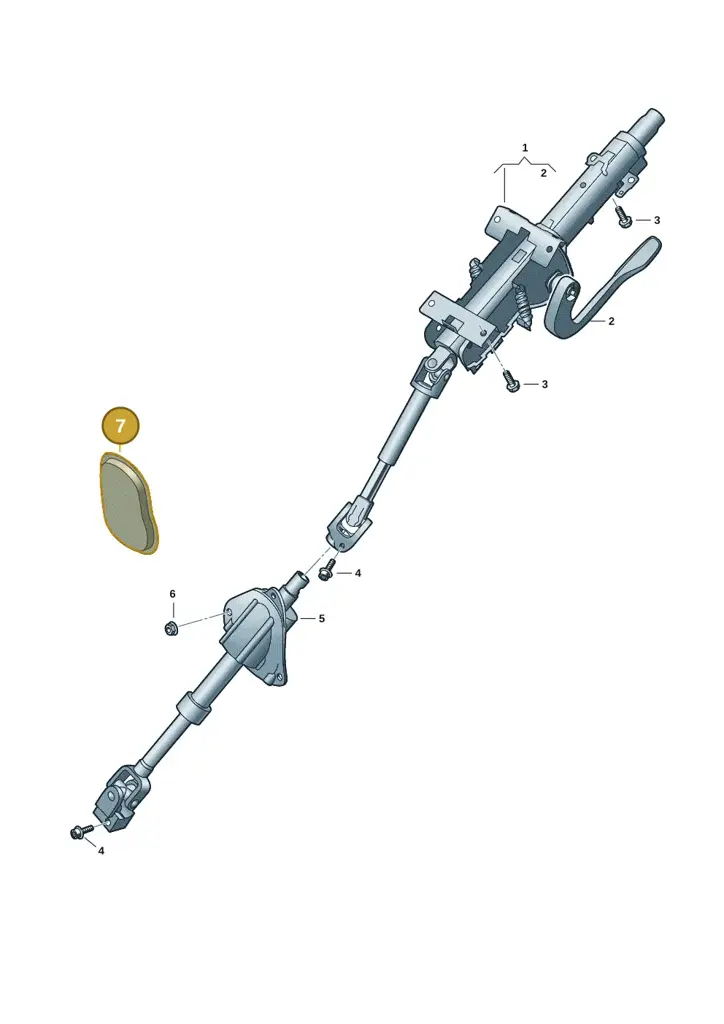 1N3419732A — Volkswagen ID.Buzz (2022-) diagram 15a419100, position 7