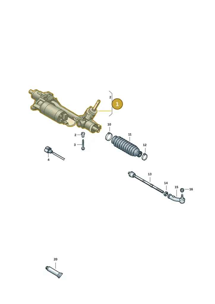 1N3423050P — Volkswagen ID.Buzz (2022-) diagram 15a423160, position 1