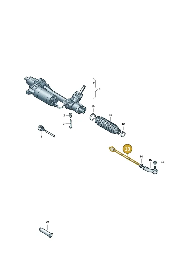 1N3423810 — Volkswagen ID.Buzz (2022-) diagram 15a423160, position 13