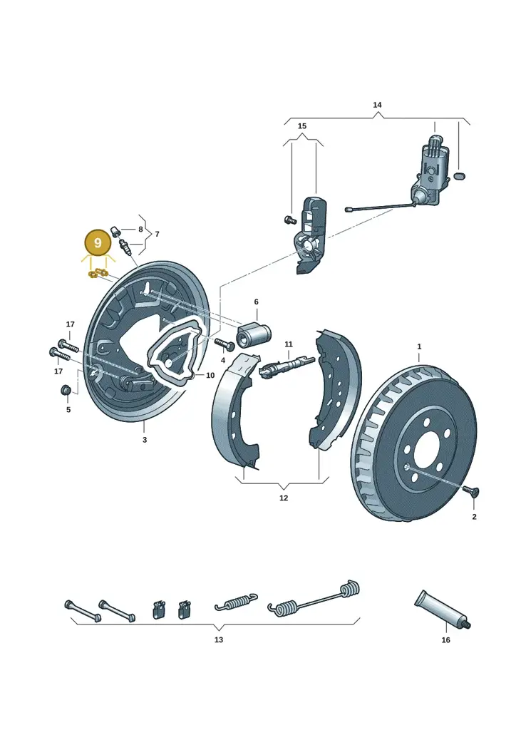 1N3698135 — Volkswagen ID.Buzz (2022-) diagram 15a609000, position 9