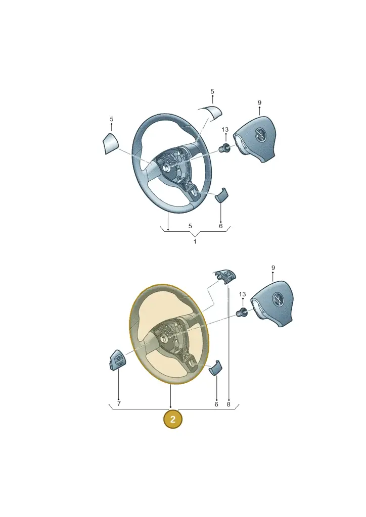 1Q0419091APAVH — Volkswagen Eos BlueMotion (2010-2015) diagram 712419200, position 2