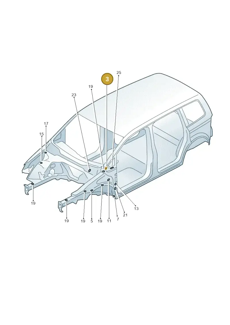 1Q0803583A — Volkswagen Sharan BlueMotion (2015-2022) diagram 689803350, position 3