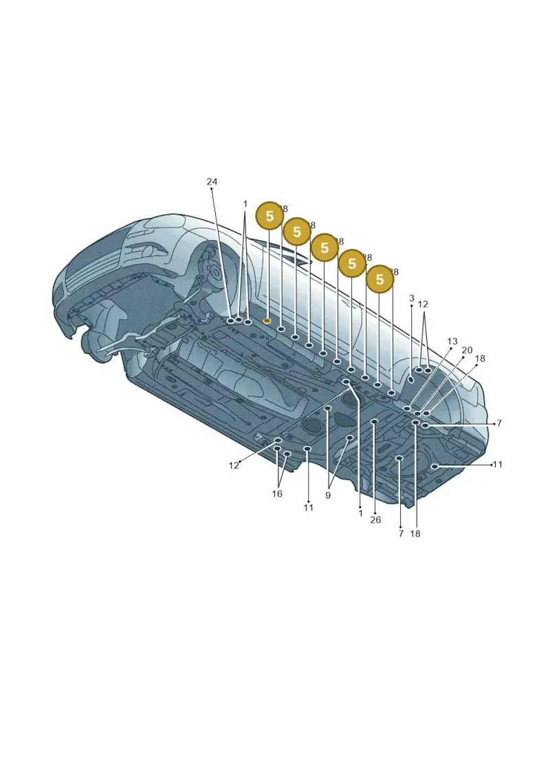 1Q0803583A — Volkswagen Golf Cabriolet (2011-2016) diagram 718803360, position 5