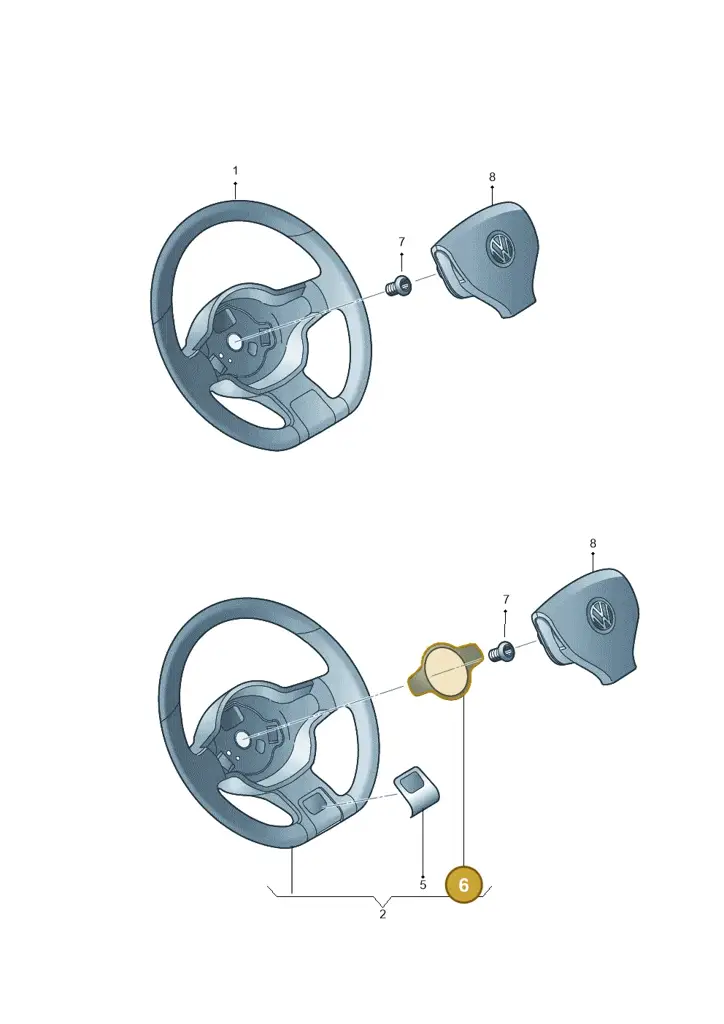 1S0419685C041 — Volkswagen Up! 1.0 TSI (2013-2017) diagram 723419200, position 6