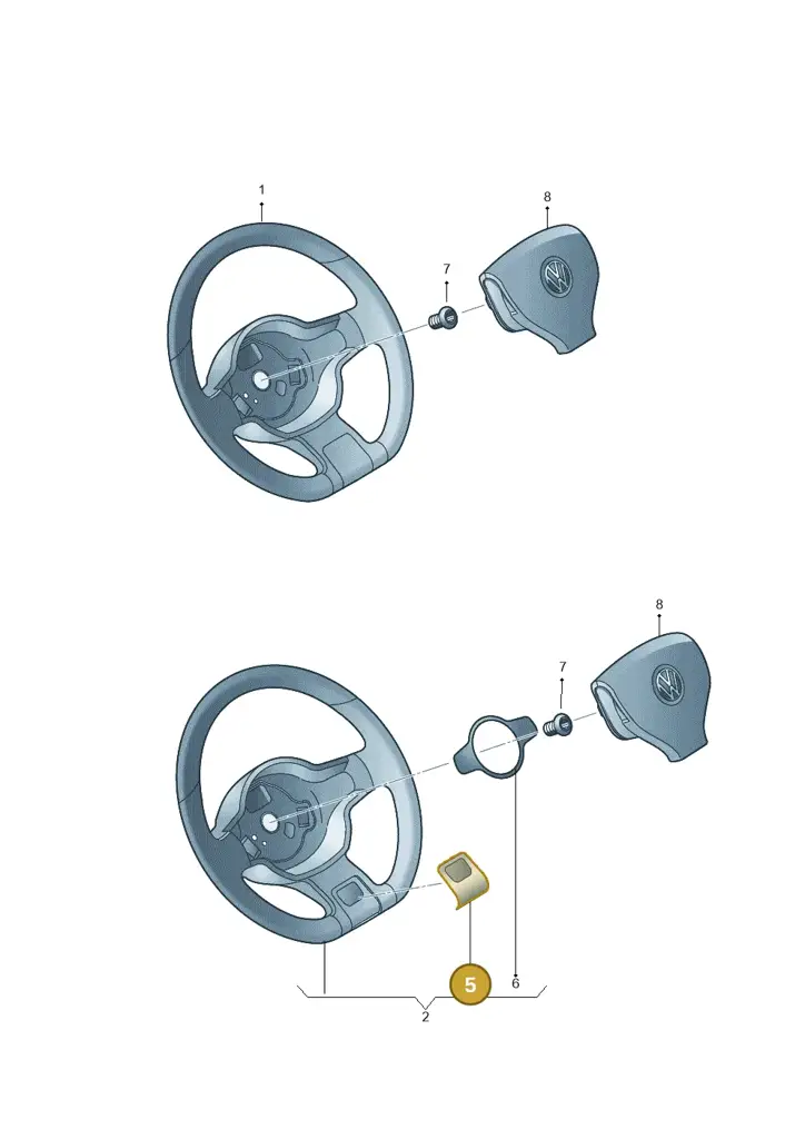 1S0498685AN0R — Volkswagen Up! 1.0 TSI (2013-2017) diagram 723419200, position 5