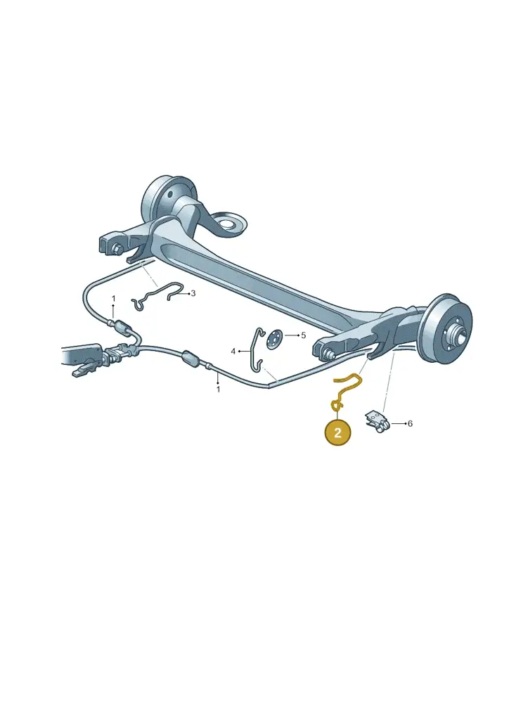 1S0609639 — Volkswagen Up! 1.0 TSI (2017-2021) diagram 723609500, position 2