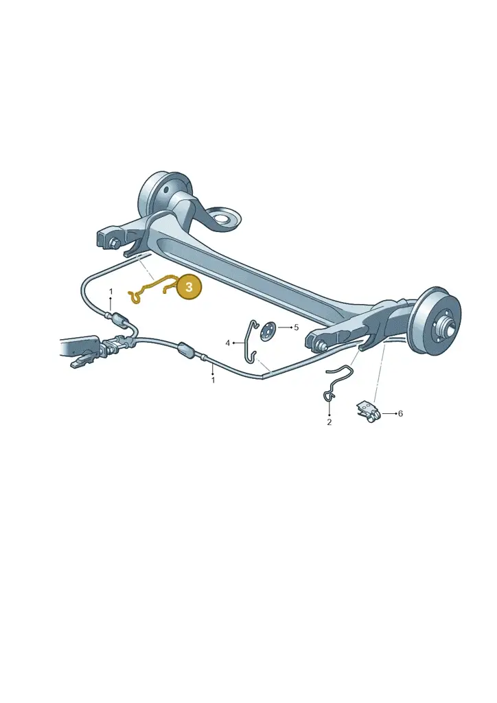 1S0609640B — Volkswagen Up! 1.0 BlueMotion (2016-2023) diagram 723609500, position 3