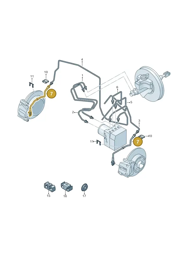 1S0611701C — Volkswagen Up! 1.0 BlueMotion (2016-2023) diagram 723611200, position 7