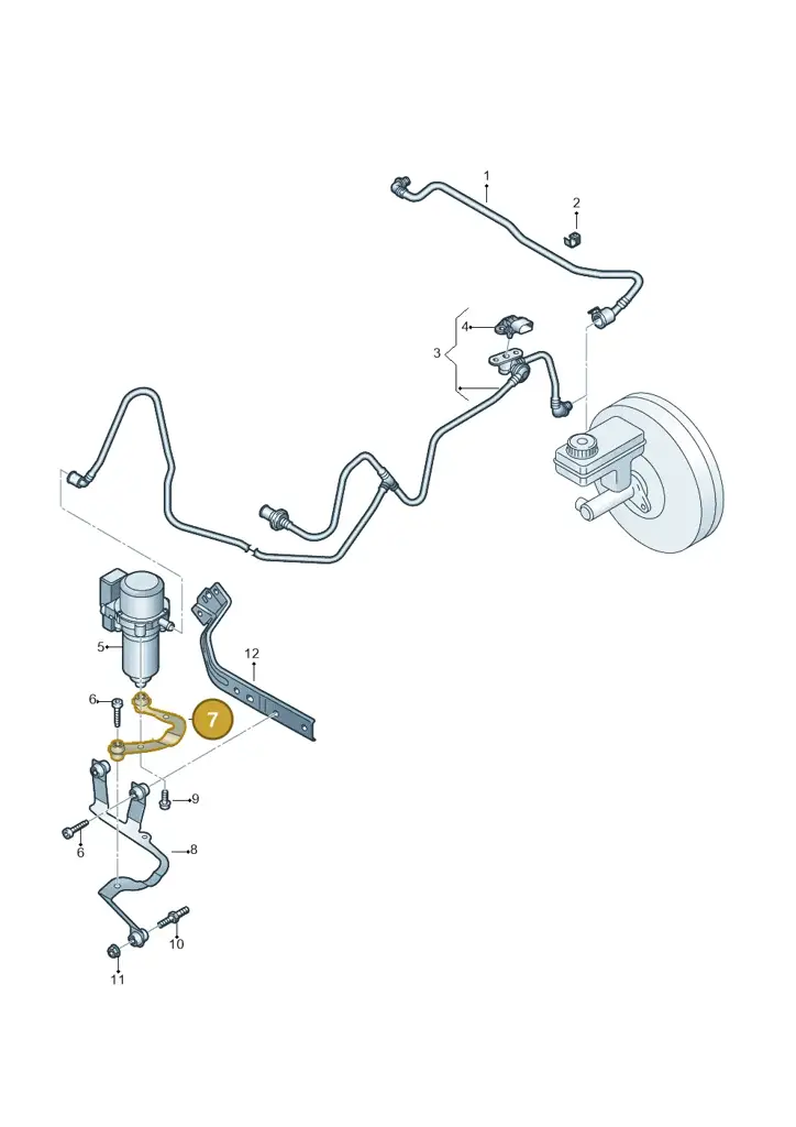 1S0612591A — Volkswagen Up! 1.0 BlueMotion (2016-2023) diagram 892611800, position 7