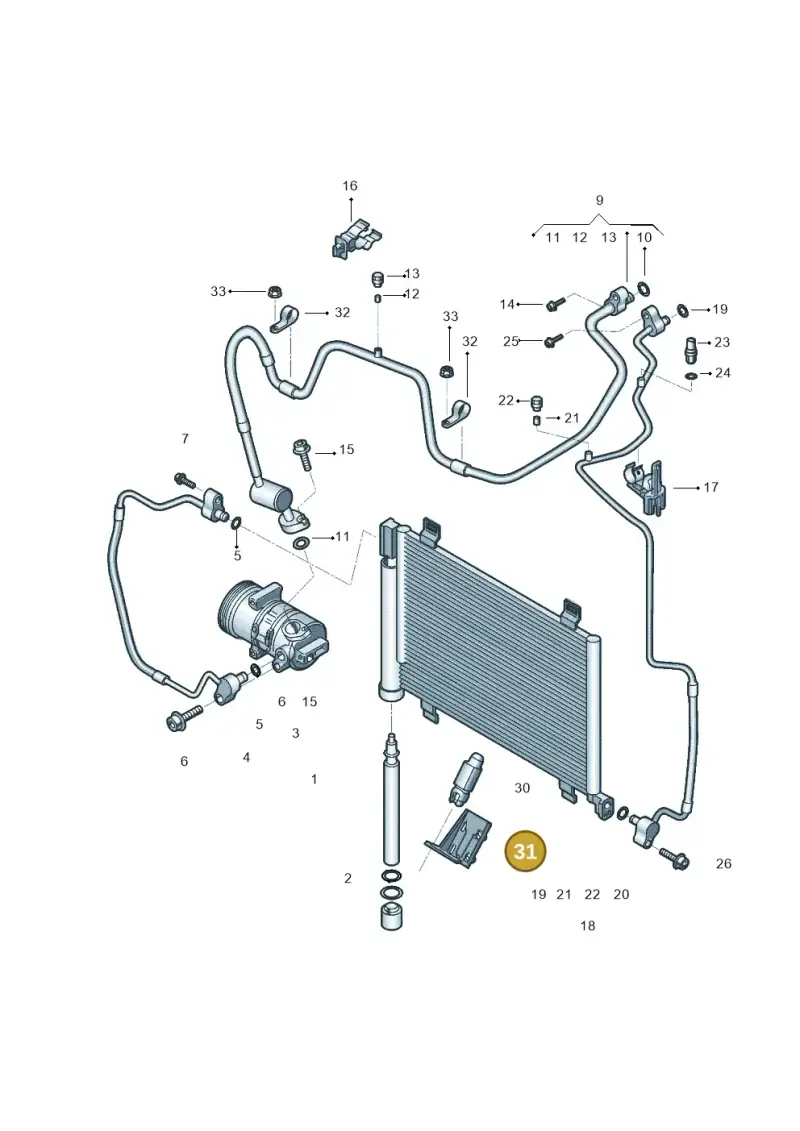 1S0820536 — Volkswagen Up! 1.0 TSI (2013-2017) diagram 559260410, position 31