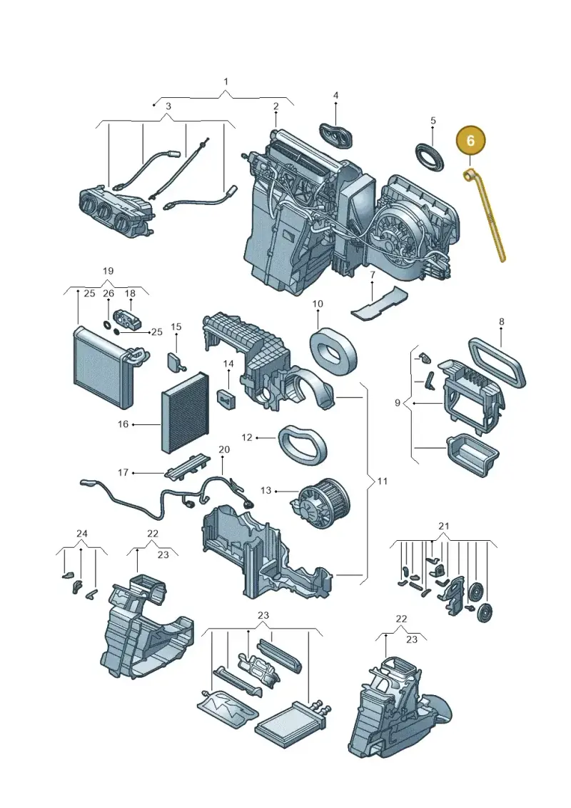1S0820653A — Volkswagen Up! 1.0 TSI (2013-2017) diagram 559820200, position 6