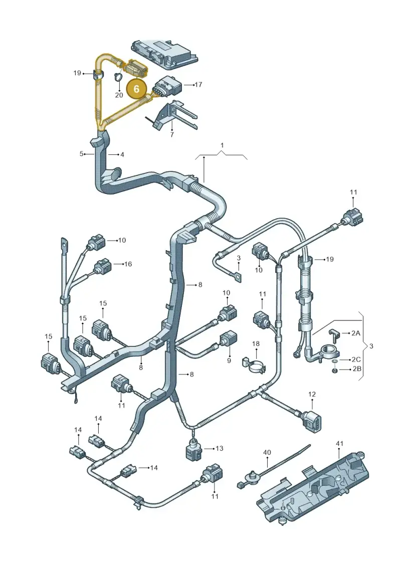 1S0906379 — SEAT Ibiza (2012-) diagram 253971030, position 6