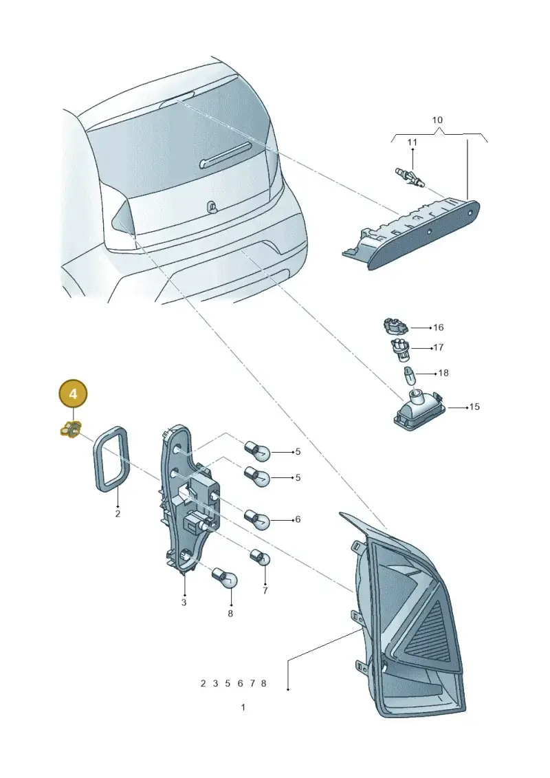 1S0945300A — SEAT Mii Electric (2020-2021) diagram 735945000, position 4
